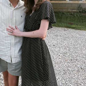 Polka Dot Maxi Dress